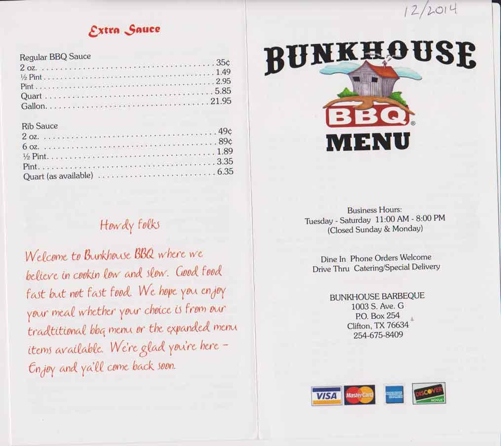 Bunkhouse Barbeque